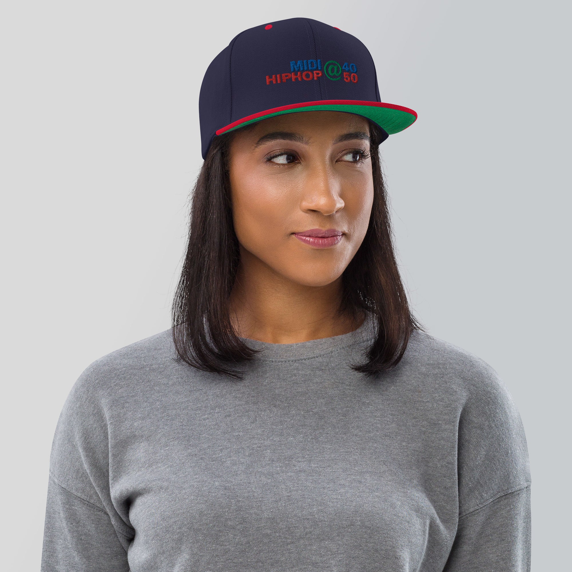HipHop@50 & MIDI@40 Snapback Hat