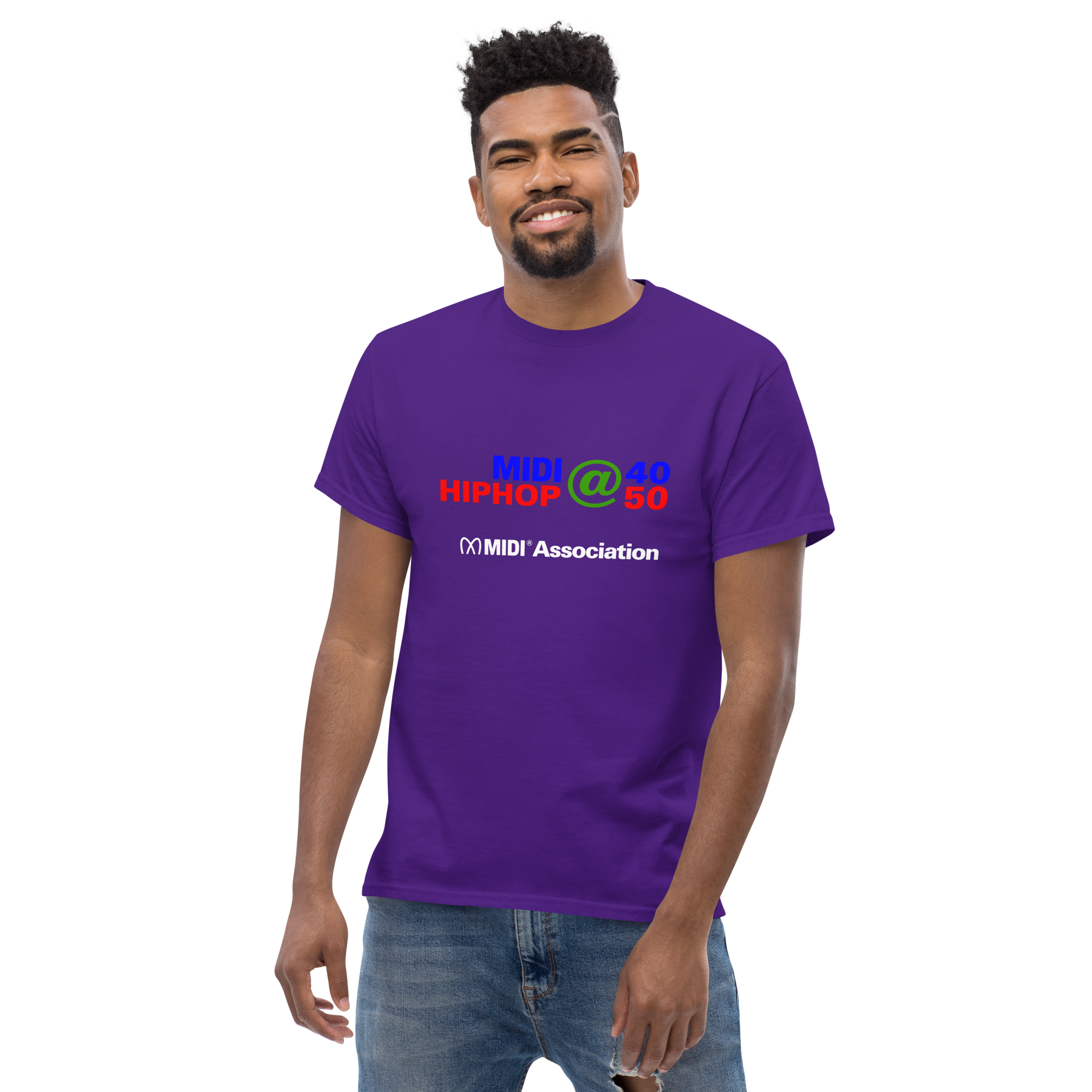 HipHop@50/MIDI@40 Tee Shirt with MIDI Association Logo